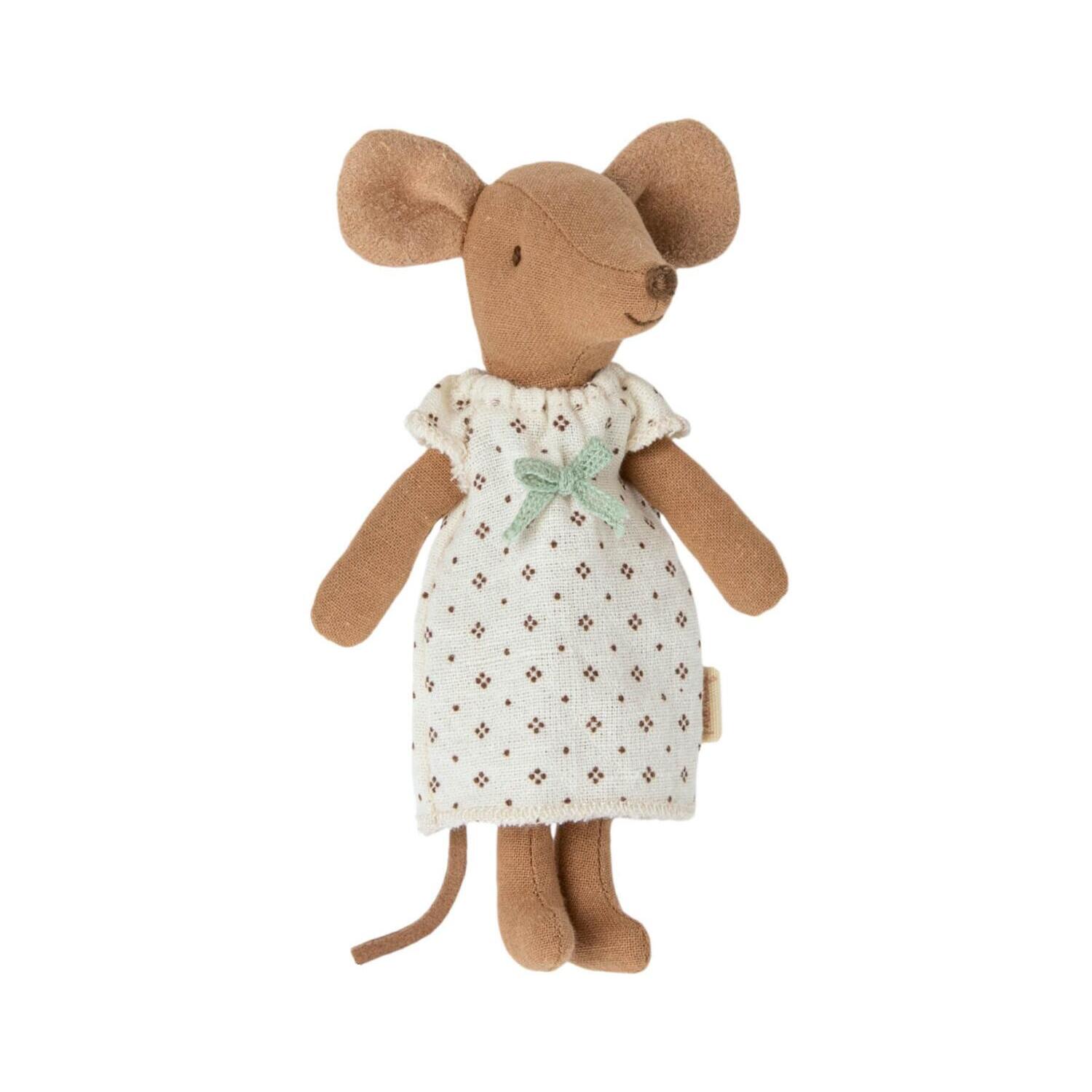 Maileg Große Schwester Maus in Streichholzschachtel, Big sister mouse in matchbox