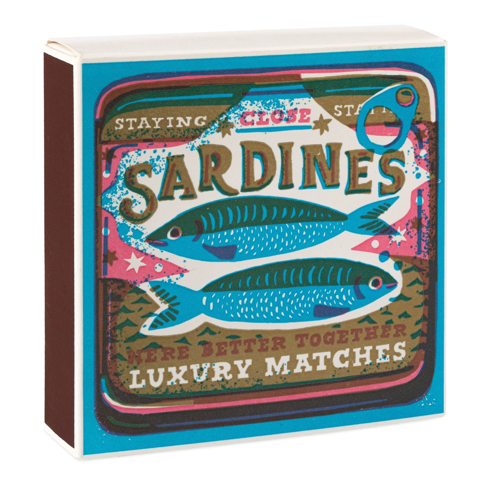 Archivist Gallery Streichhölzer "Sardines" von Archivist Gallery , ca.11 x 11 cm  , Sardinen