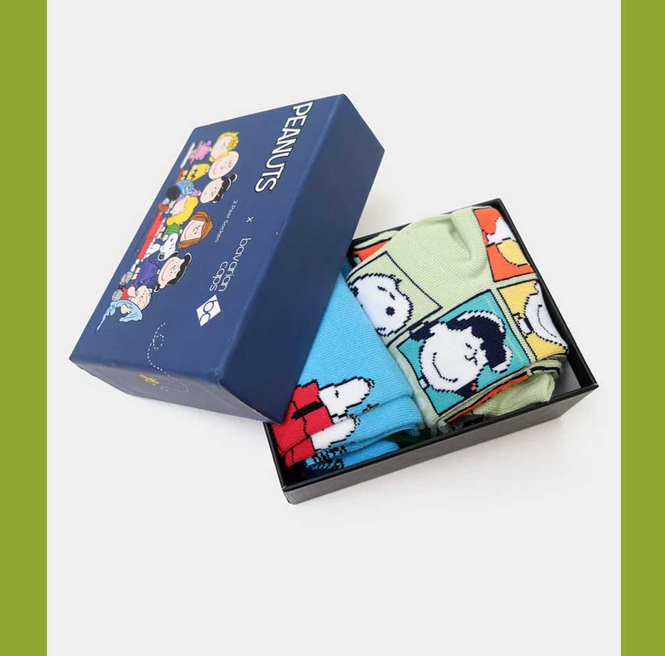 Peanuts 2er Sockenbox "Peanuts" Größe 41 - 46