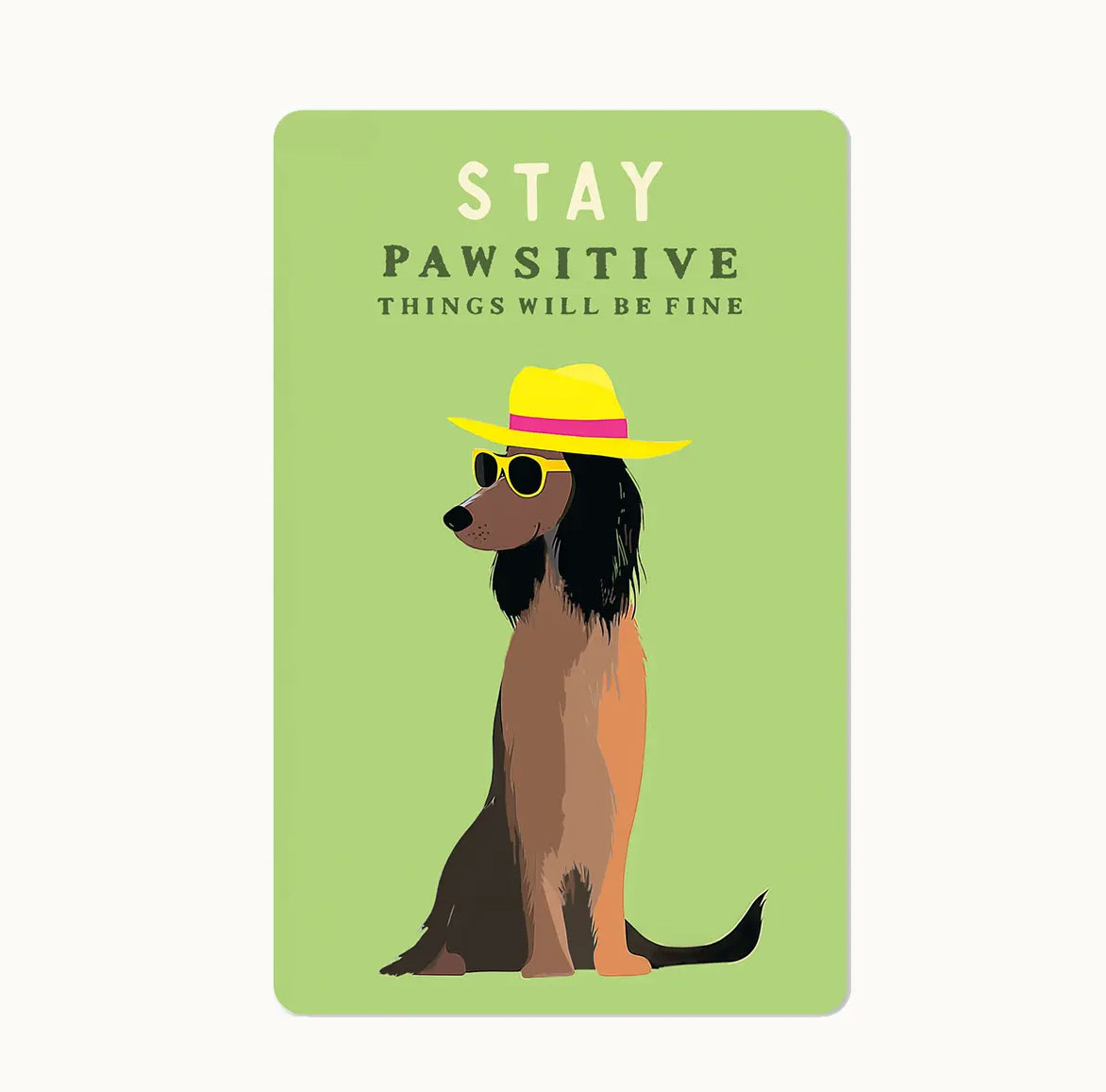 Lunacard Postkarte Stay Pawsitive