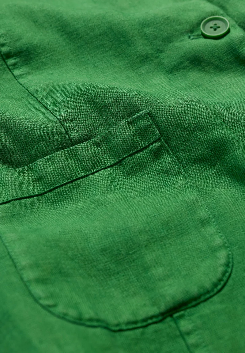 SEASALT CORNWALL Arame Leinenjacke, Farbe: Hedgerow, Leichte Jacke Grün