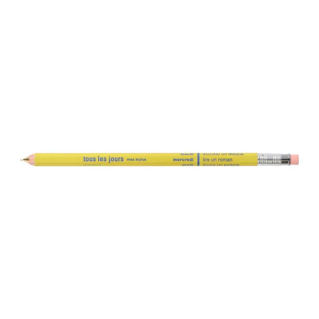 Bleistift Mechanical pencil with eraser, DAYS // Mustard/ Gelb
