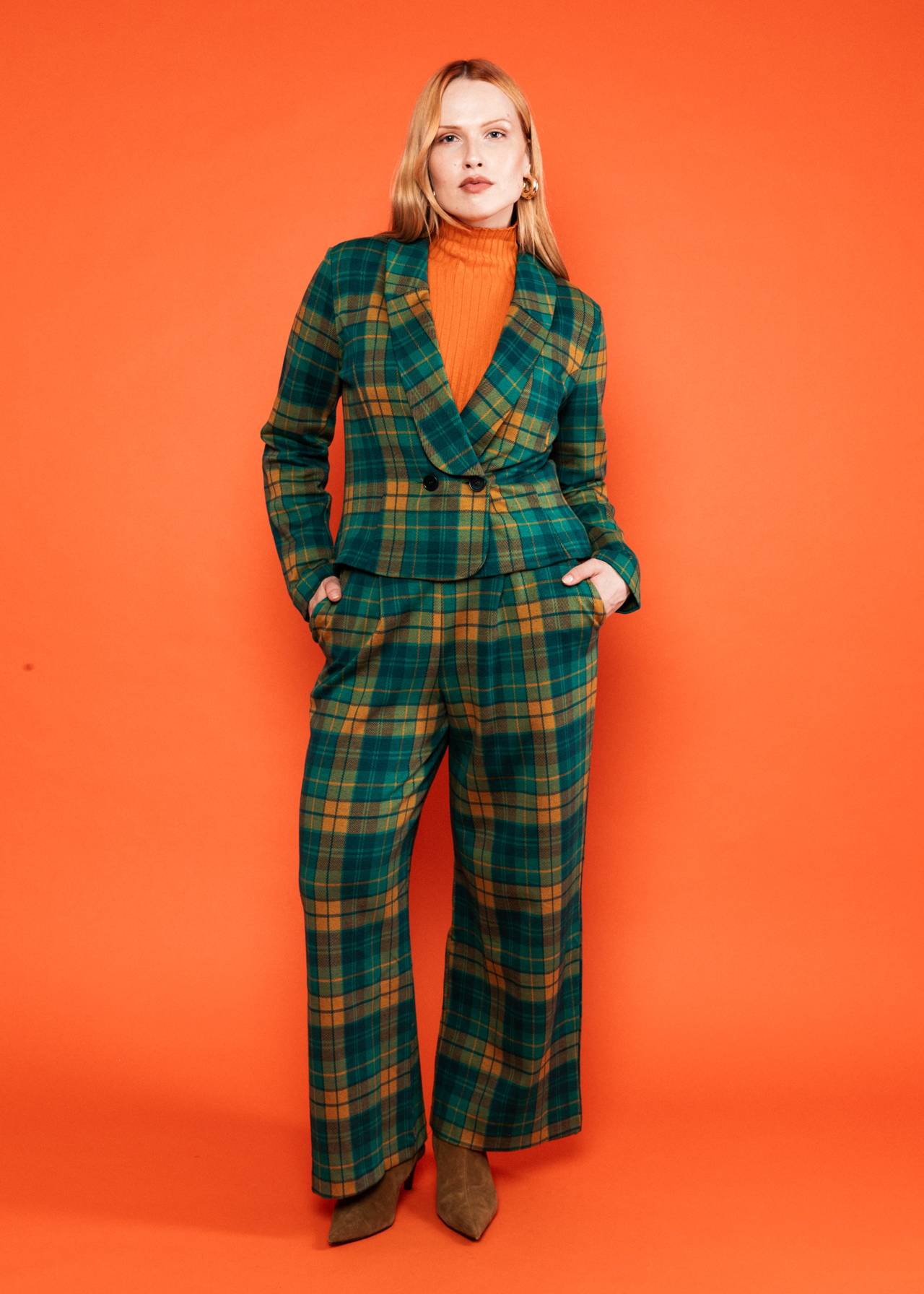 Blutsgeschwister Blazer Tailored Threads, classy sassy check