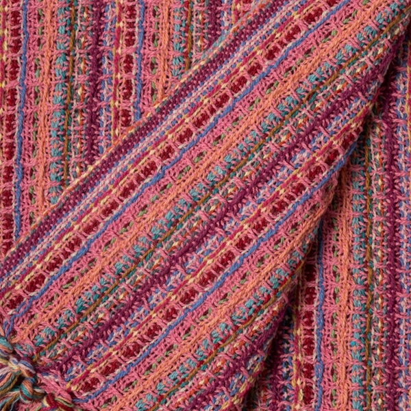 Decke, Multi, pink, 130x170 cm