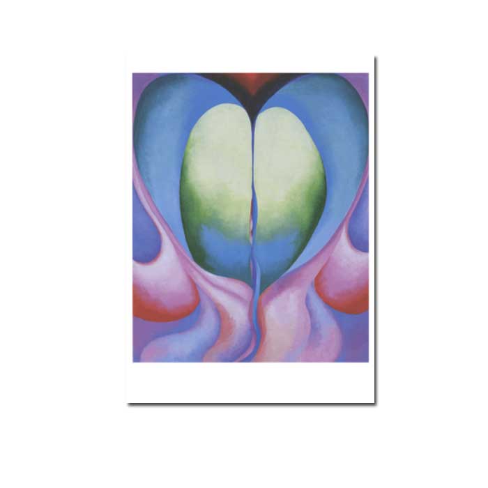 Postkarte Georgia O`Keeffe " Series I, No. 8, 1919 " Kunst 