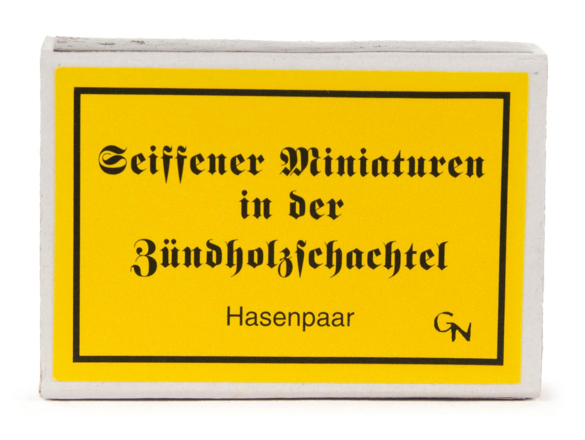 Zündholzschachtel Hasenschule