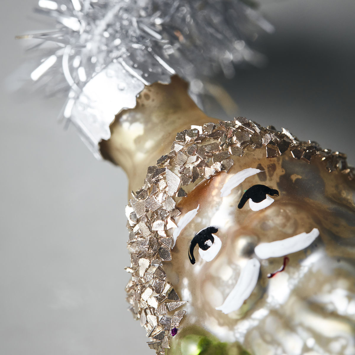 % House doctor XMAS Weihnachtsanhänger Santa Nostalgie, Ornament, Pixie, Gold von House doctor, ca. 10 cm, Glas 