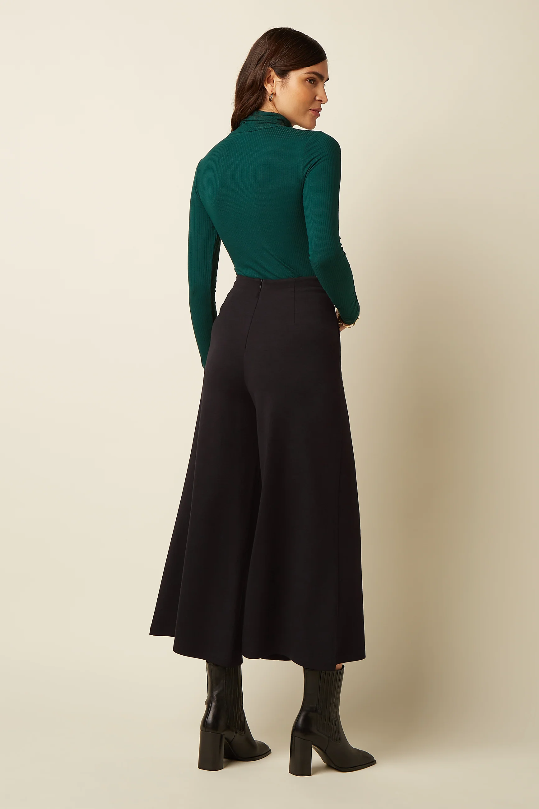 King Louie Hose Pia Culotte Milano Uni Farbe: Black