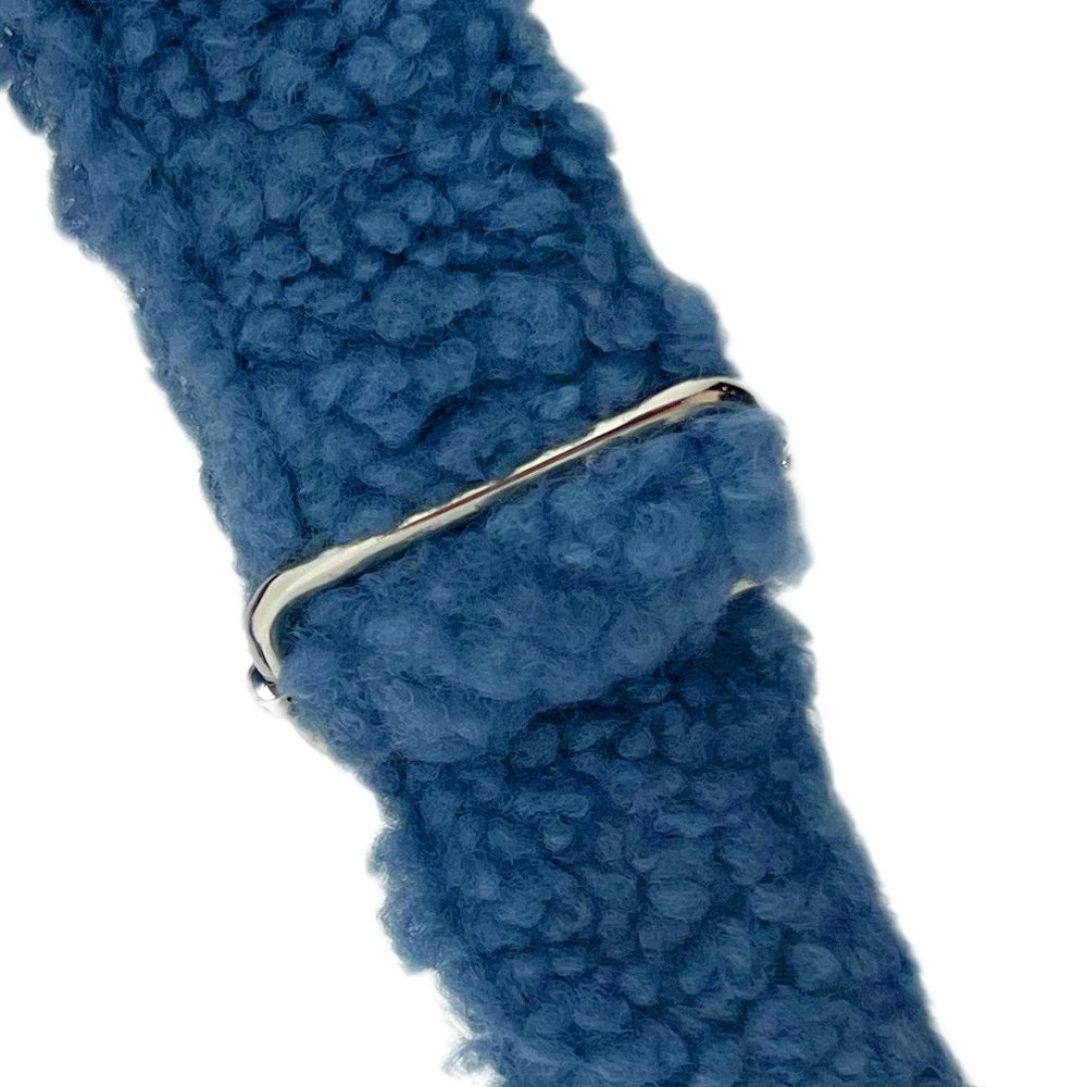 % LOT83 Taschengurt Teddy Blau