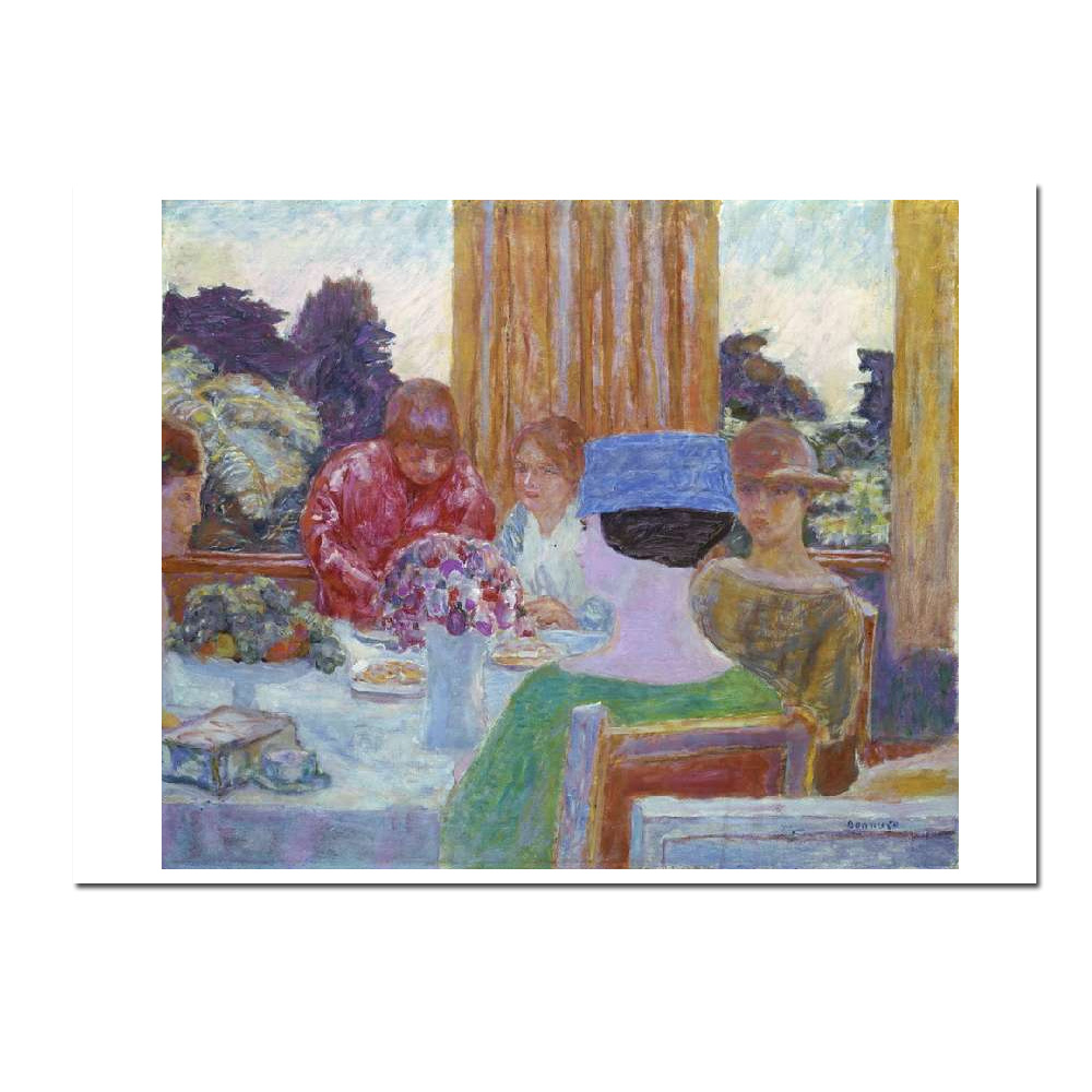 Postkarte Pierre Bonnard "Der Tee"    Kunst