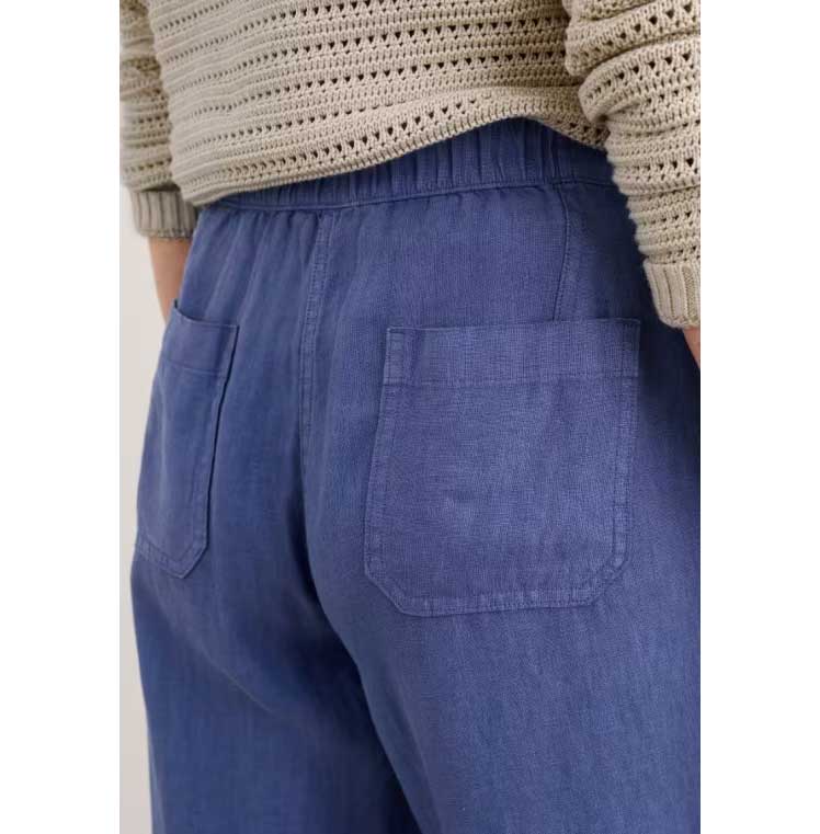 % SEASALT CORNWALL Poleacre Leinen Hose, kurz, Farbe Lupin %