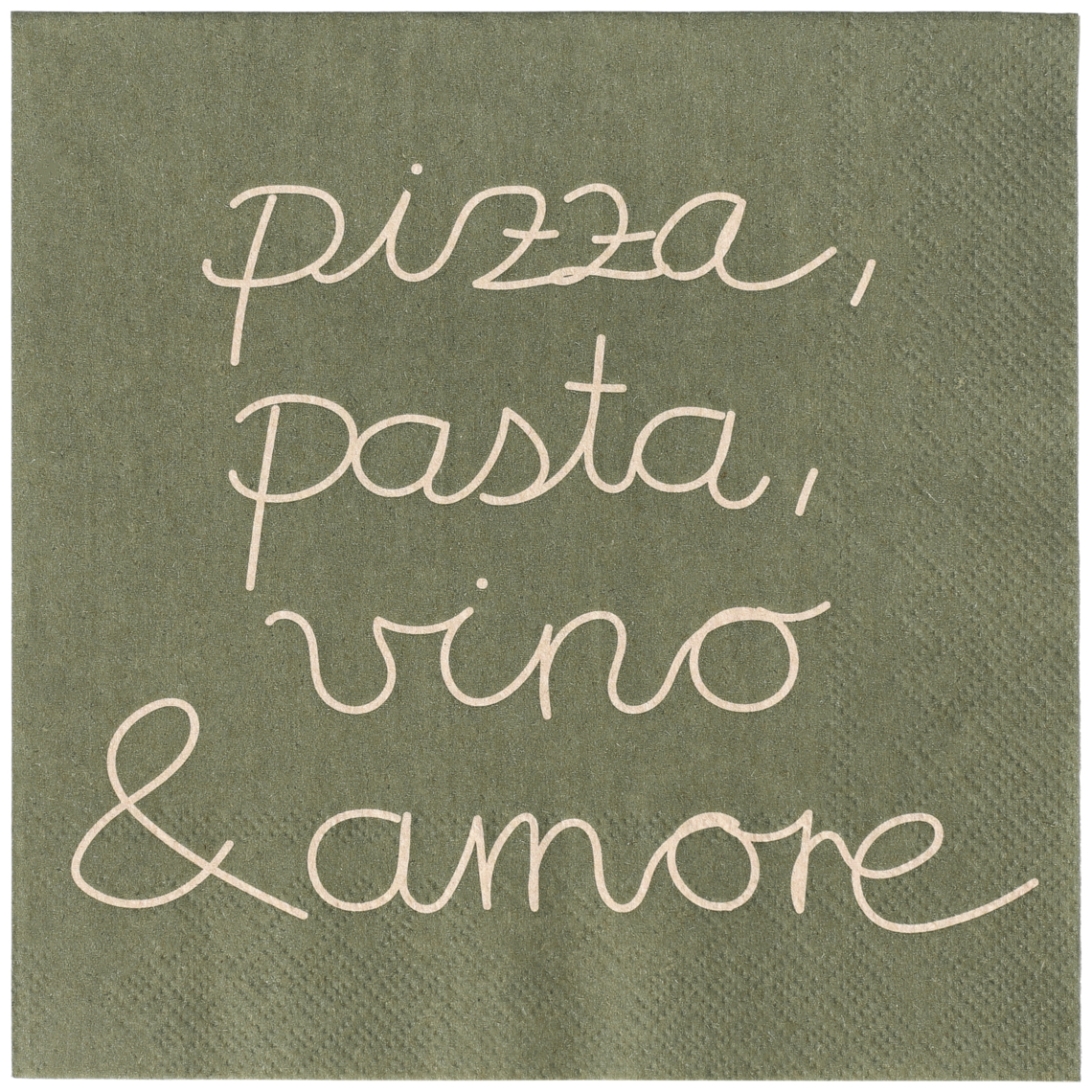 Räder Papierservietten SERVIETTEN "pizza, pasta, vino ...", Lunchservietten , Sommer