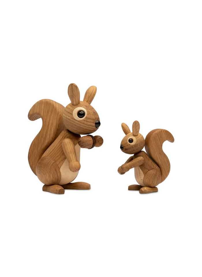 Eichhörnchen PEANUT , Eiche, ca. 7 x 9 cm von Spring Copenhagen  