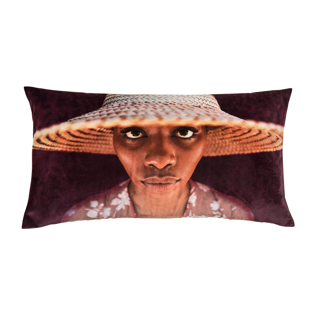 Kissenbezug JERFS  plum von pad, 60 x 35 cm 