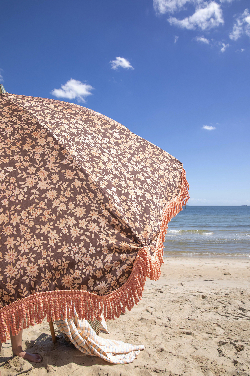 DORIS for HKLIVING: beach umbrella vintage floral, Sonnenschirm DORIS for HKLIVING: beach umbrella vintage floral, Sonnenschirm