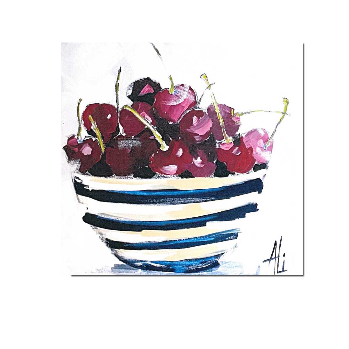 Papierservietten  Les Cerises, 25 x 25 cm von  ppd  , Cocktailservietten, Kirsche