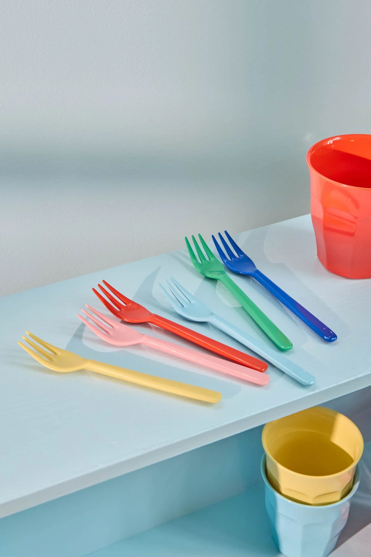 Rice Kuchengabel - Mehrfarbig - 6er Set