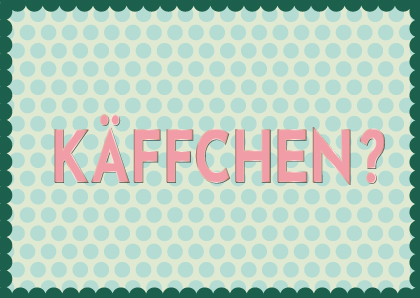 Postkarte Käffchen? von Toni Starck