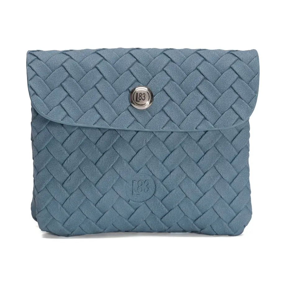 LOT83 Geldbörse Fenna Nr. 36, Hellblau geflochten