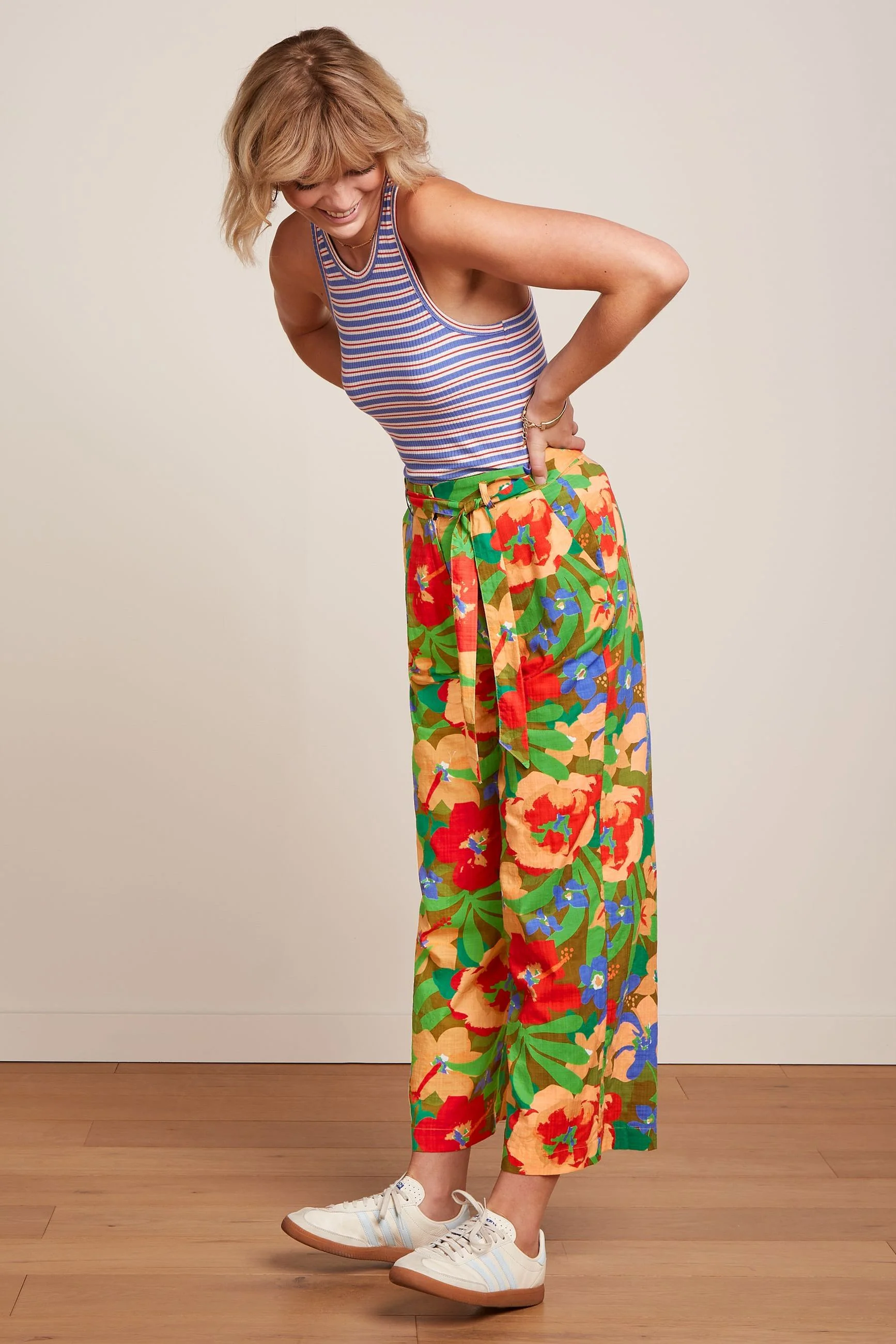 % King Louie Hose Ava Pants Therese, Farbe Tapenade Brown - Therese