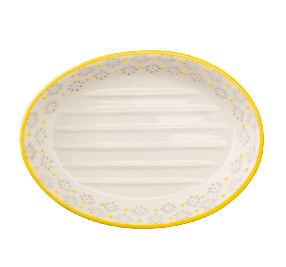Seifenschale TRADITIONAL gelb