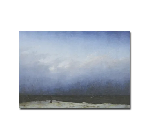 Postkarte Caspar David Friedrich "Der Mönch am Meer"  Kunst 