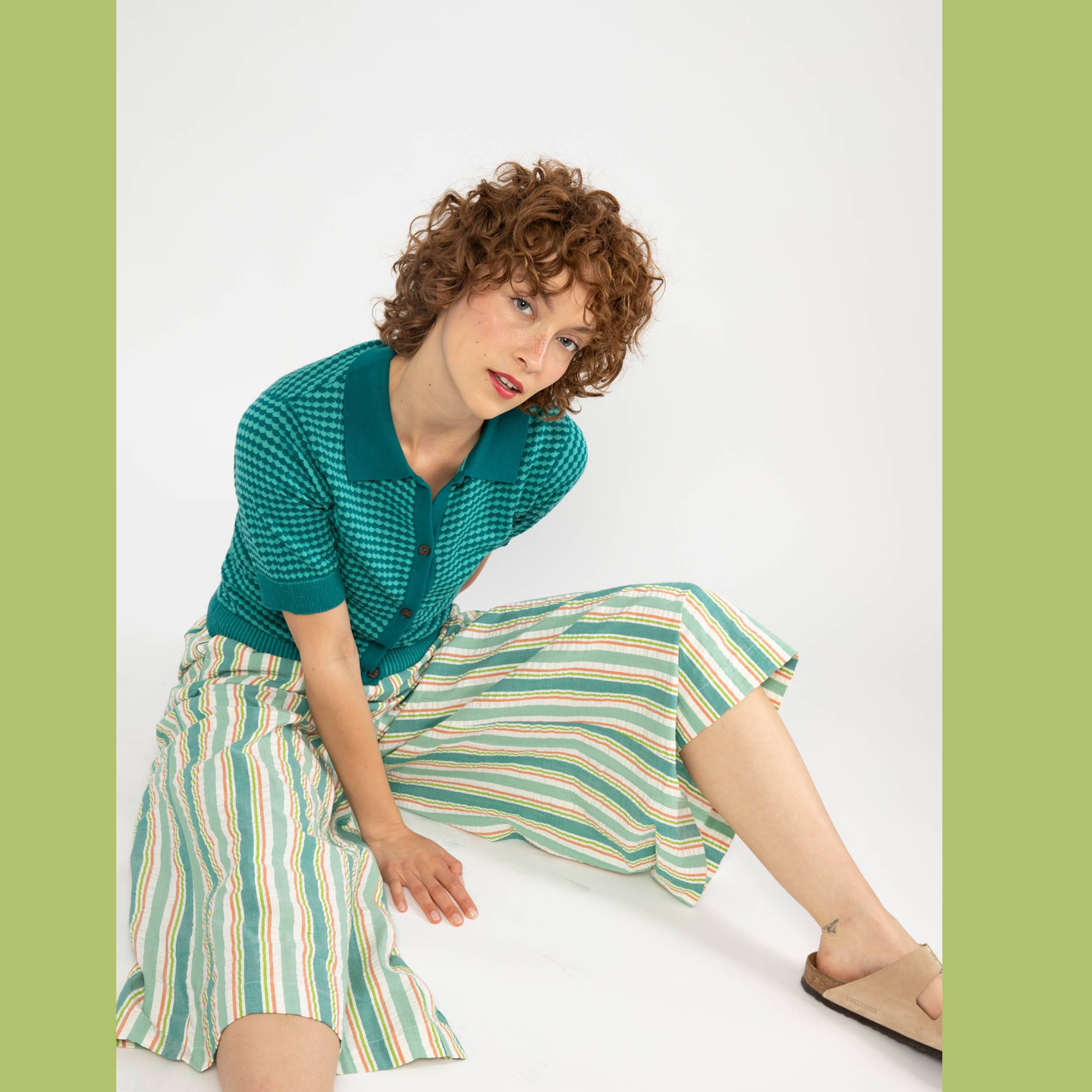 Blutsgeschwister Sommerhose Style Traveller - awing stripes, Seersucker
