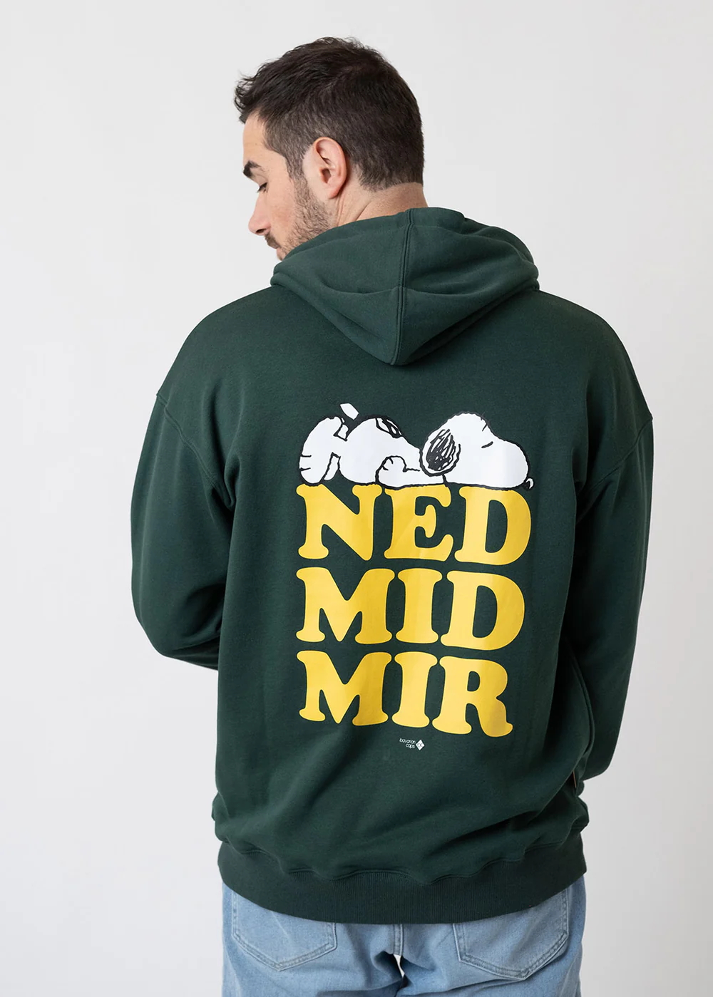 Peanuts Hoodie "Peanuts: Ned mid mir" - dunkelgrün, UNISEX, Oversize