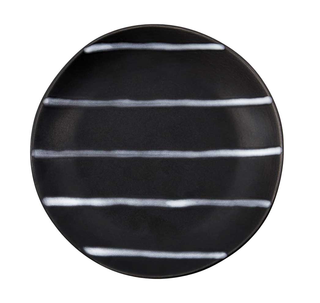 % House Doctor Teller LINE, Schwarz/Braun, D. ca. 19,5 cm  