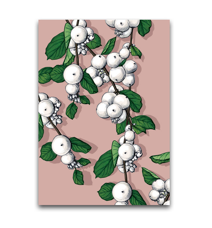 Postkarte Binilo, Holzschliffpappe von illi 
