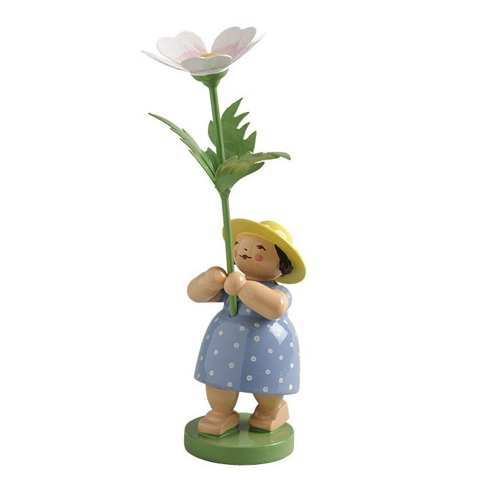 Wendt & Kühn Blumenkind "Mädchen mit Buschwindrose" von Wendt & Kühn