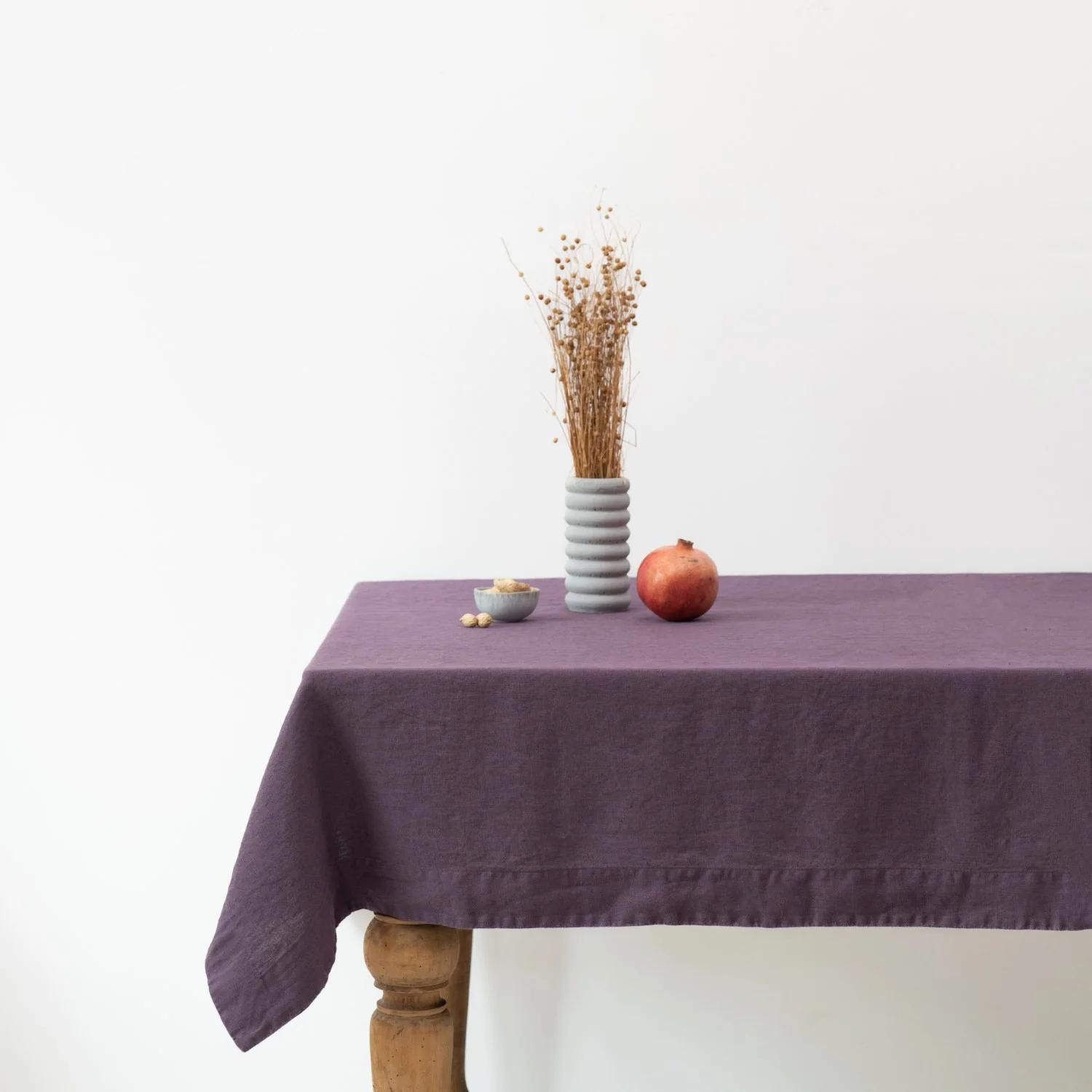 Tischdecke 140 x 250 cm  Leinen Montana Grape von Linen Tales 