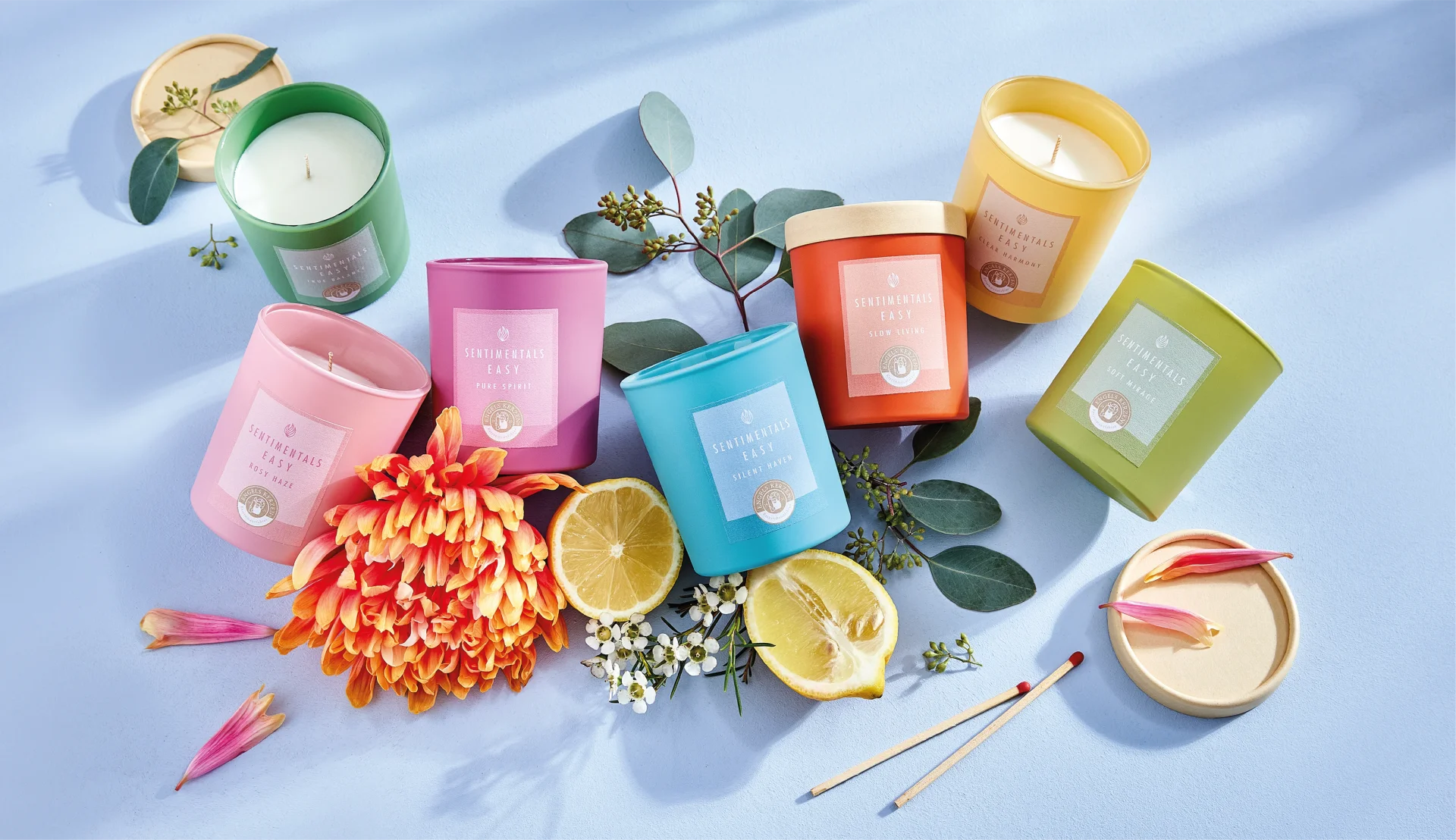 Duftkerze Sentimentals Easy CLEAR HARMONY von Engels Kerzen    