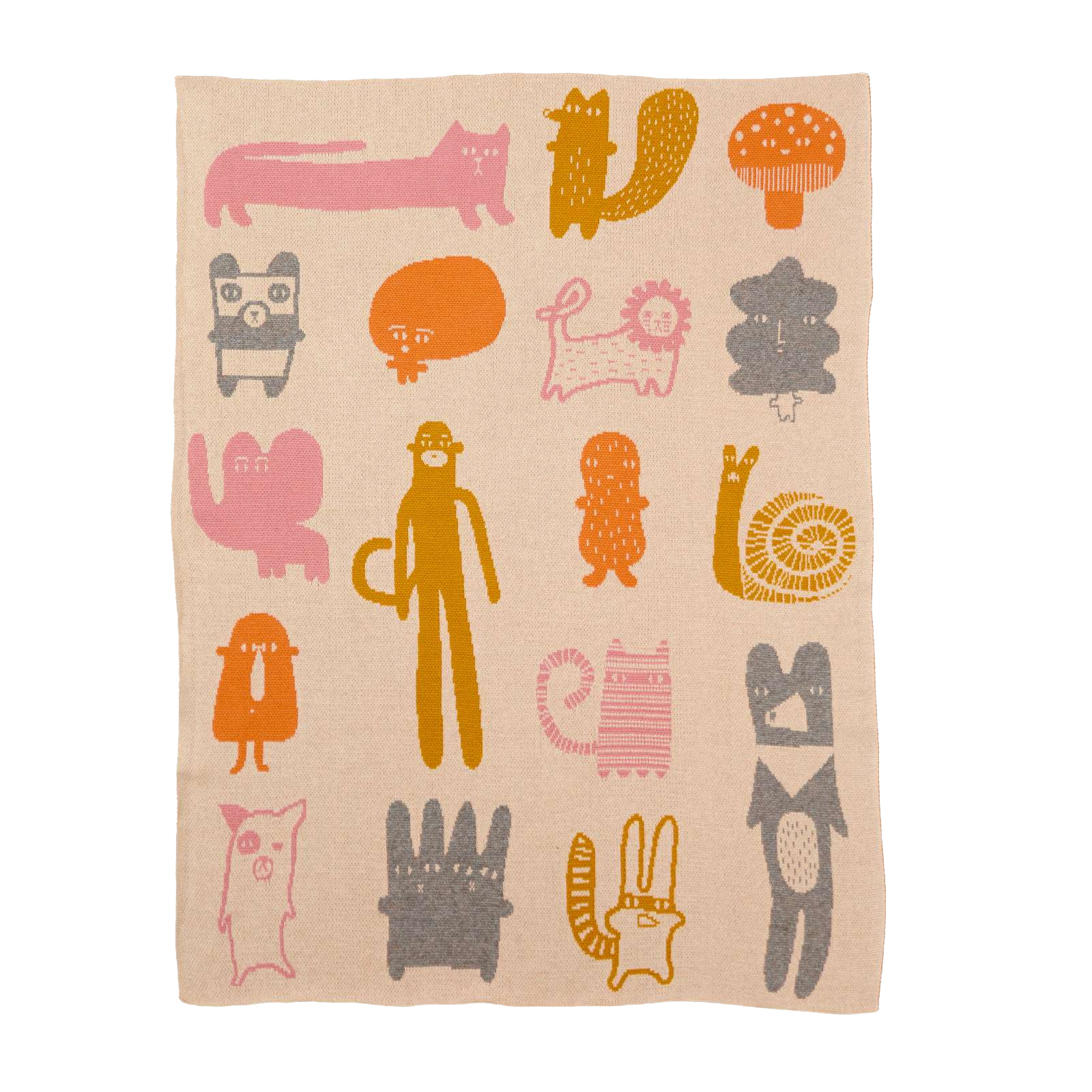 Donna Wilson Creatures Mini-Decke, Baumwolle von Donna Wilson