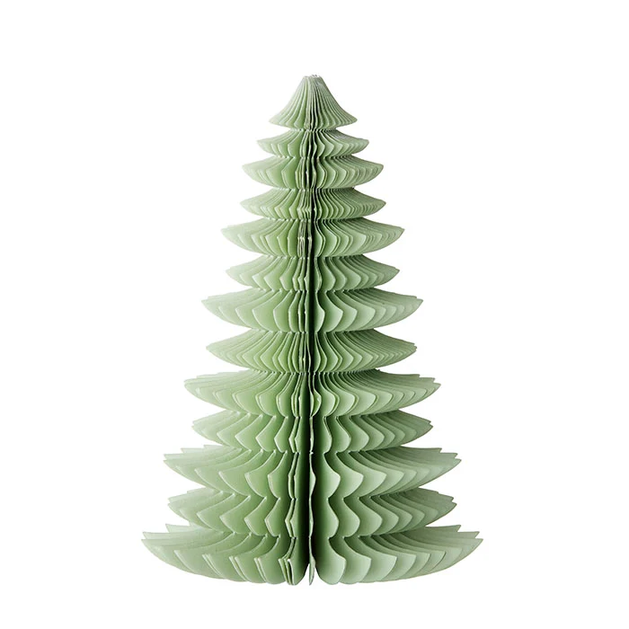Bungalow Honeycomb Tannenbaum Wispwood, ca. 18 cm MING von Bungalow, Papier, Honeycomb Tree Wispwood H18cm Ming