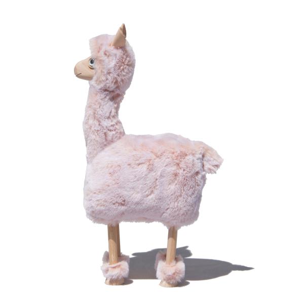 Meier Alpaka, mini, rosa Plüsch, Buche, Höhe ca. 35 cm von Meier Germany 