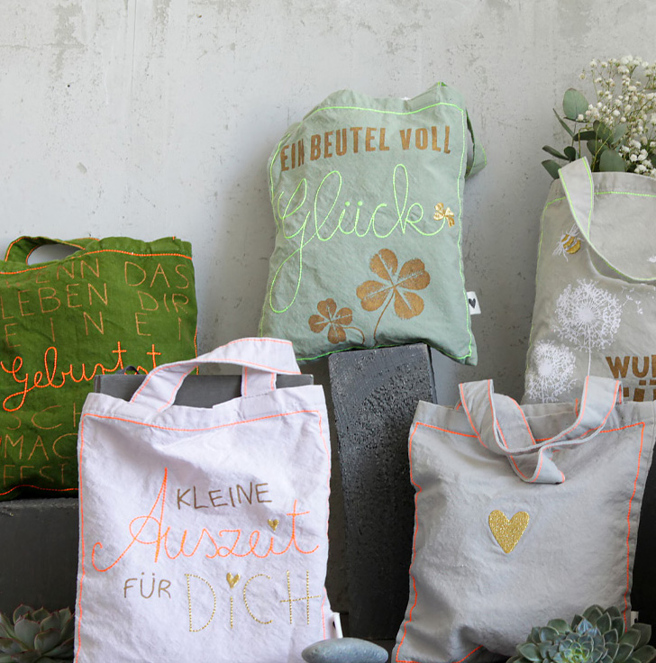 Good old friends Geschenkbeutel Glück