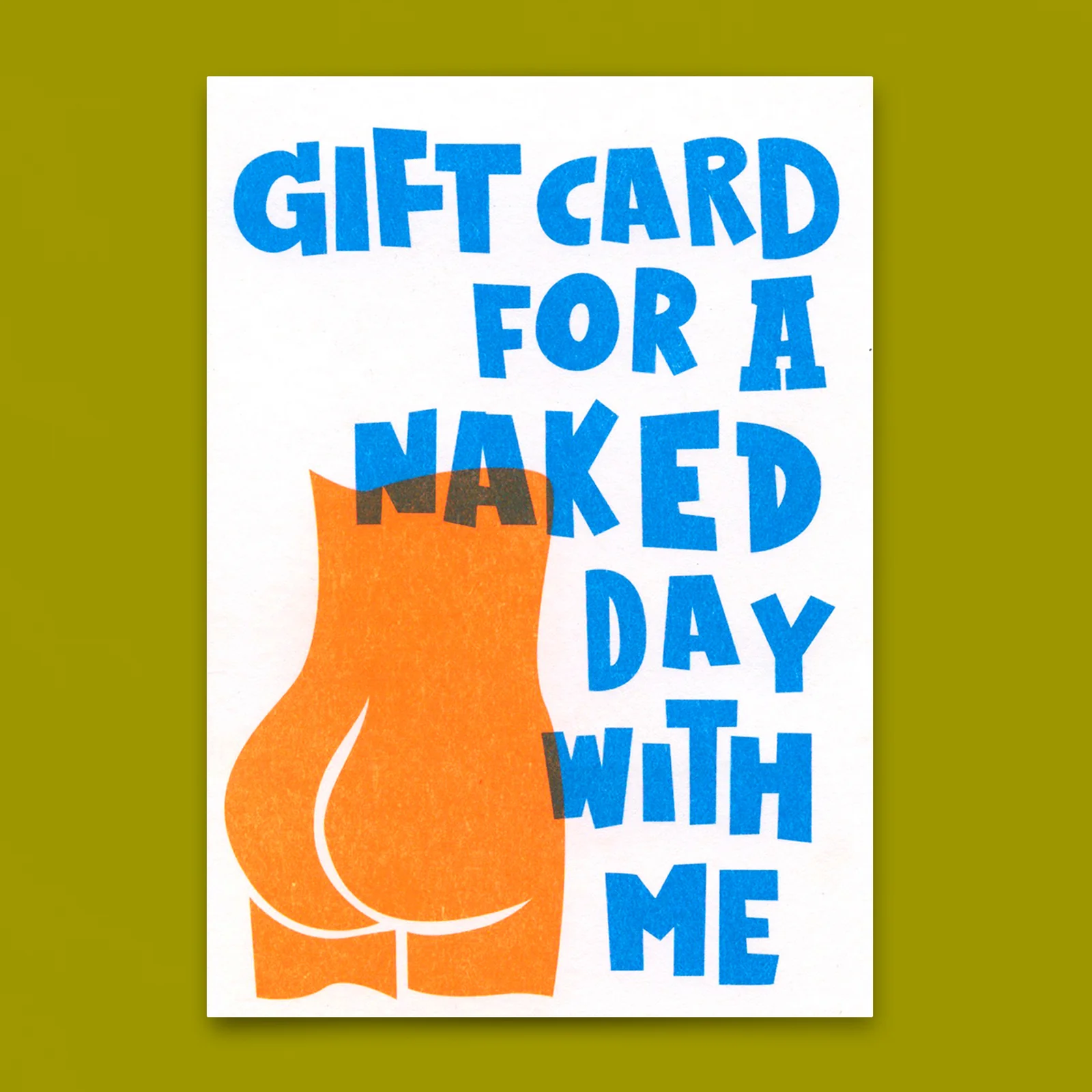 Postkarte "Naked day " von Deli Cards