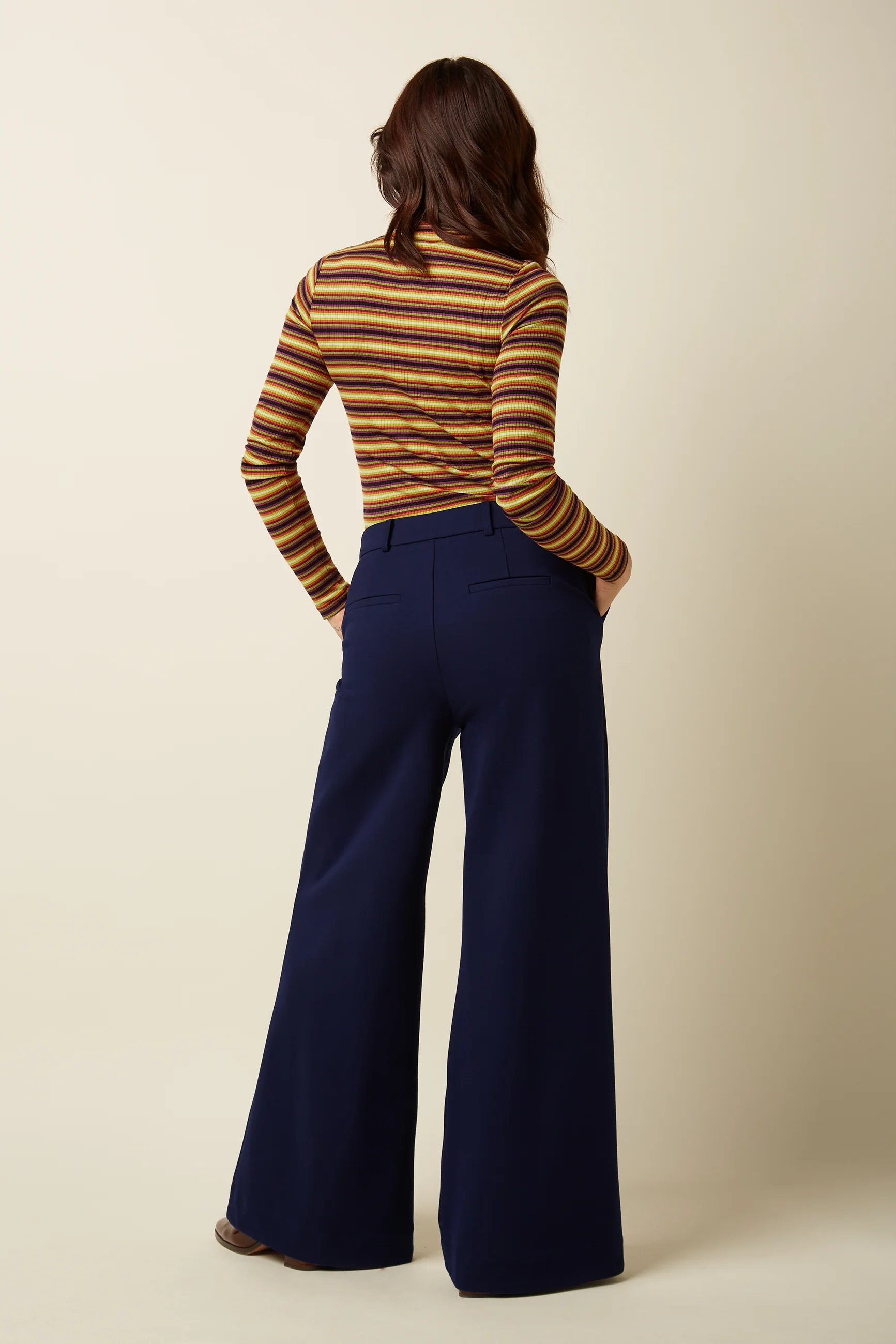 King Louie Rollneck Top Eira Stripe, Farbe Multi Color - Eira Stripe