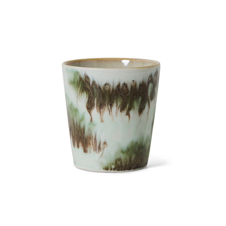 HKliving 70's Kaffee Becher/coffee mug, TIDE