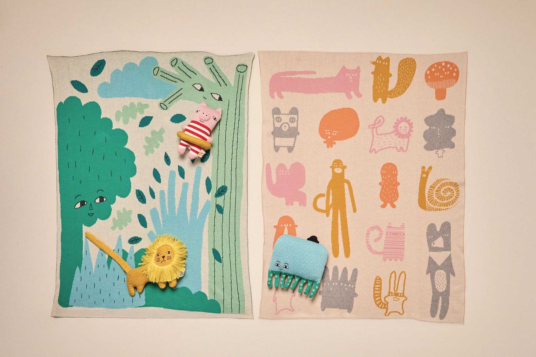 Donna Wilson Creatures Mini-Decke, Baumwolle von Donna Wilson