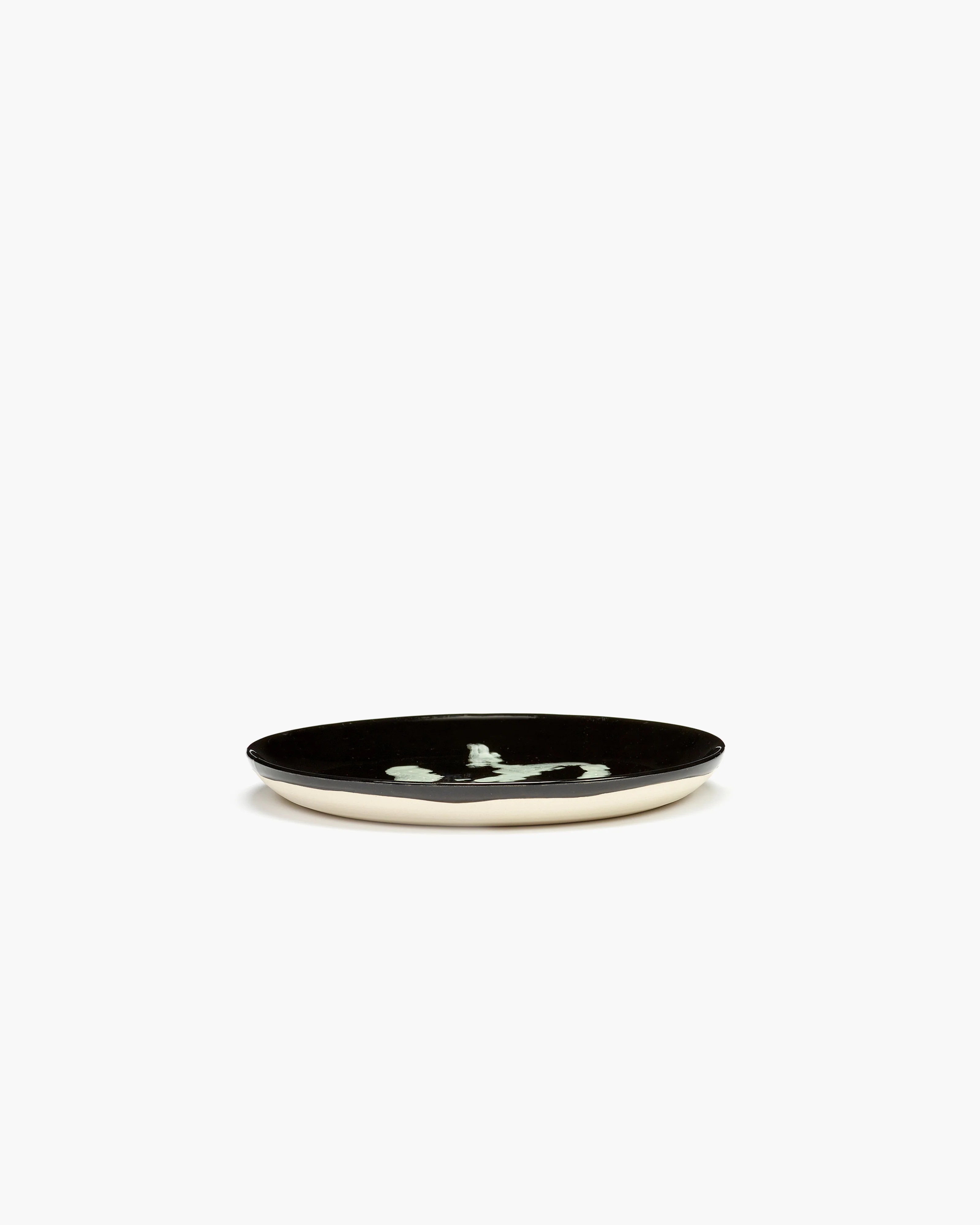 Ottolenghi Frühstückteller black - white pepper Feast, D. 19 cm  