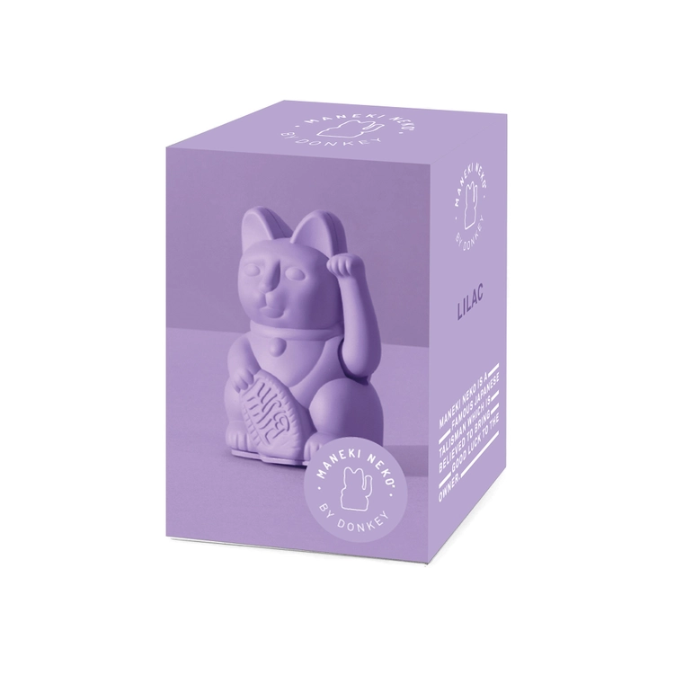 Lucky Cat / Winkekatze/ Glückskatze  Mini | Lilac/ Flieder