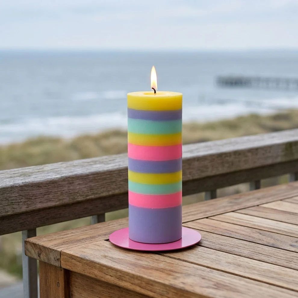 Kerzenteller Big POP Pink von not the girl who misses much