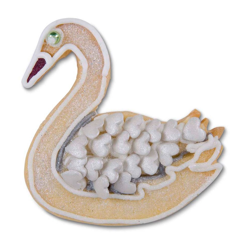 Ausstecherle Schwan - 7 cm   von Städter, Prägeausstecher