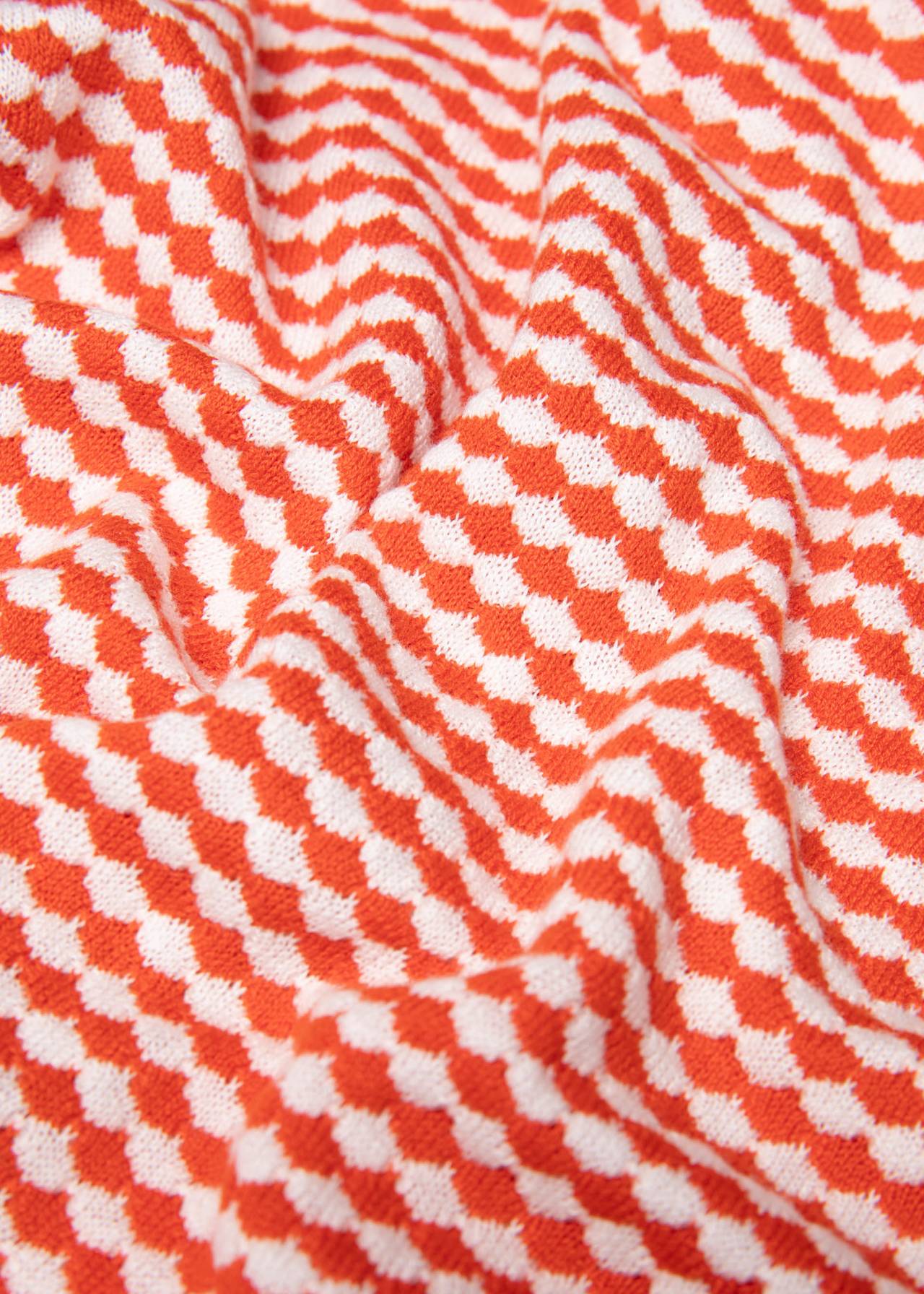Blutsgeschwister Strickoberteil Petite Poloette - mixed dots red white