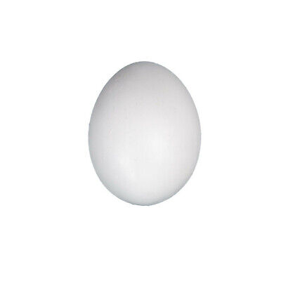 Gänseei natur Weiß, H8cm, pro Stück