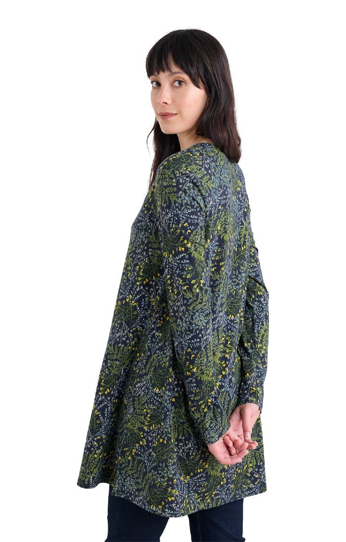 % SEASALT CORNWALL Tunika Wreathe Tunic-Pressed Fern Maritime