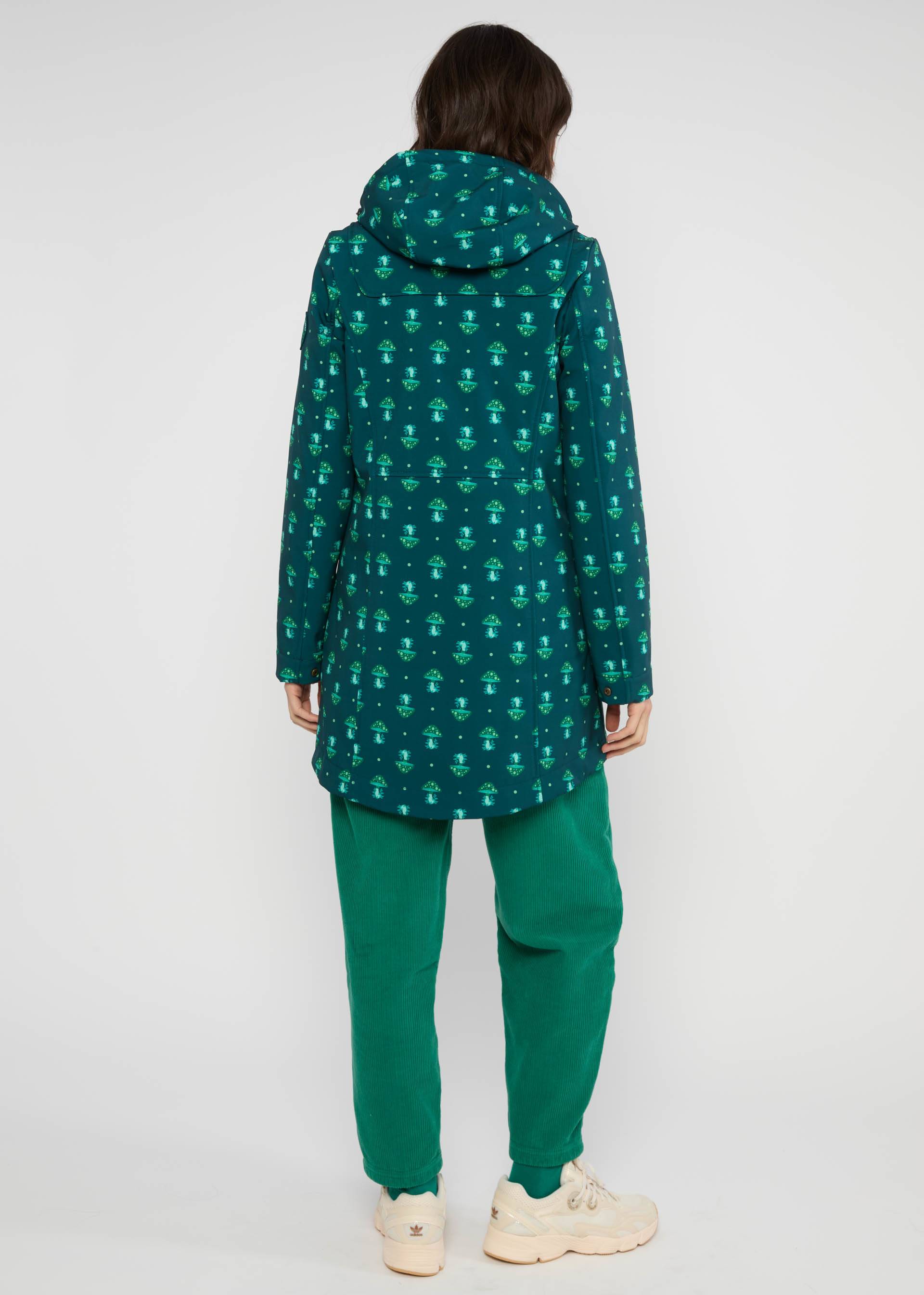 % Blutsgeschwister Softshelljacke Wild Weather - magical night mushroom