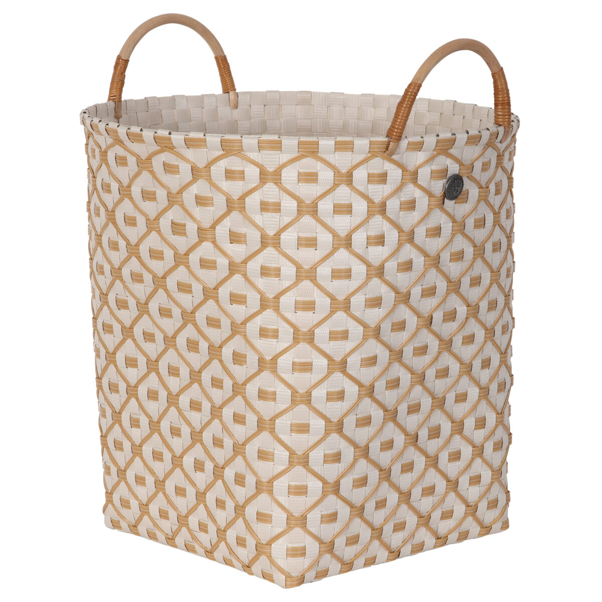 Handed By Ivy & Rose Basket champagne with ecru pattern